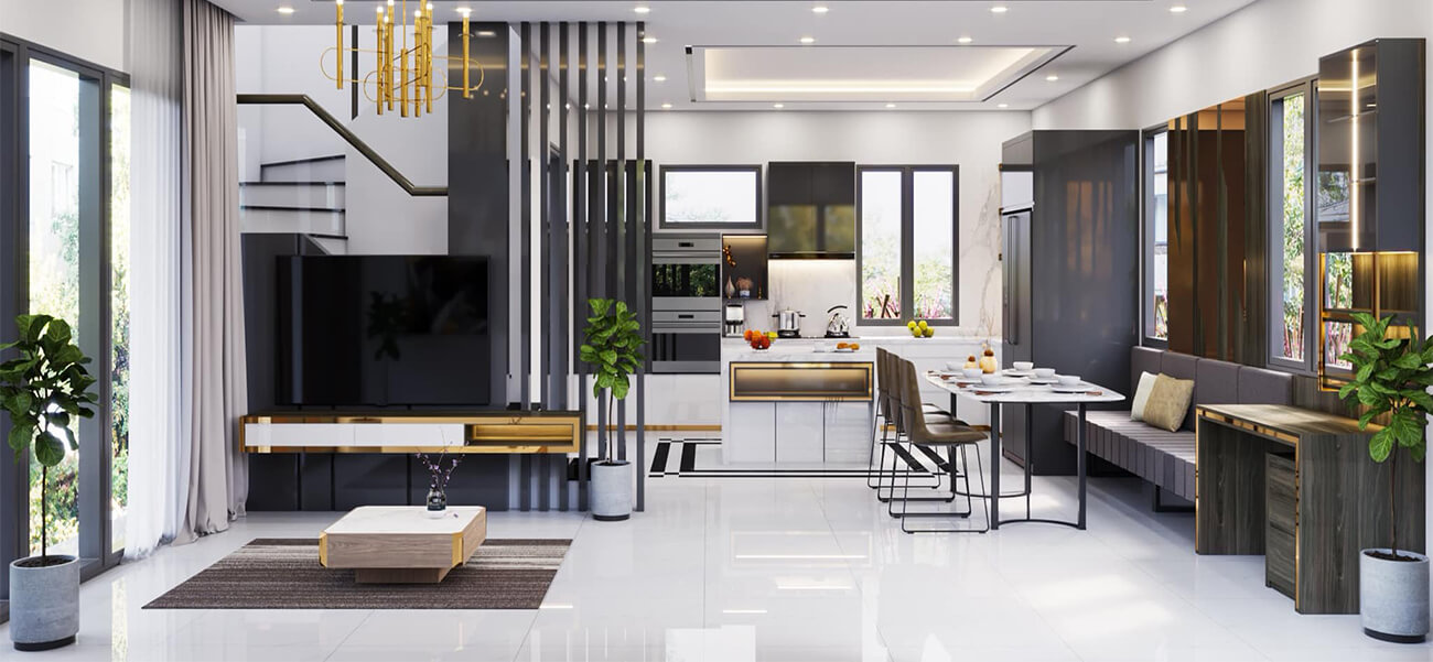 10 Ý tưởng thiết kế nội thất nhà đẹp hiện đại và tối ưu nhất