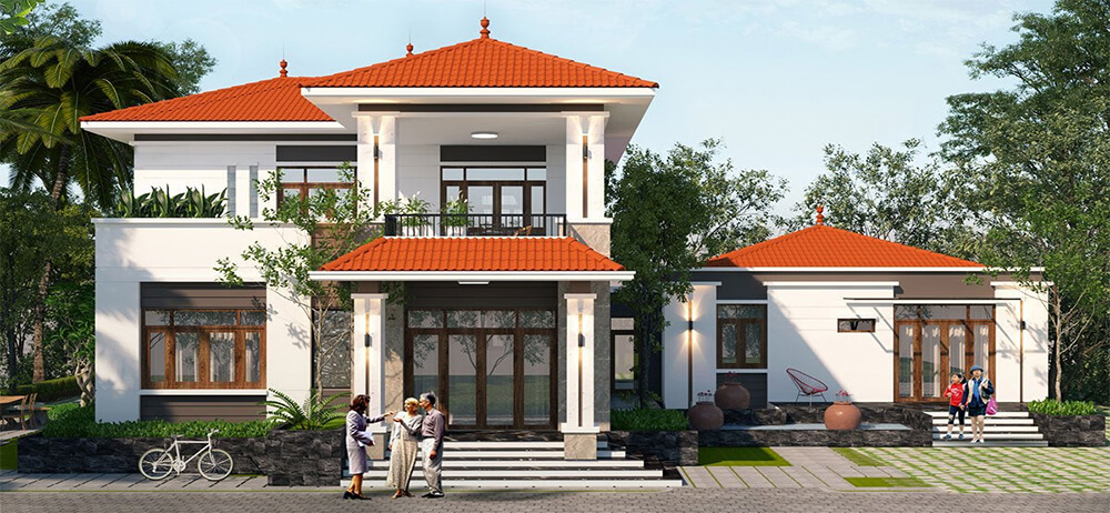 3 Lưu ý quan trọng để sở hữu căn biệt thự 2 tầng mái thái đẹp