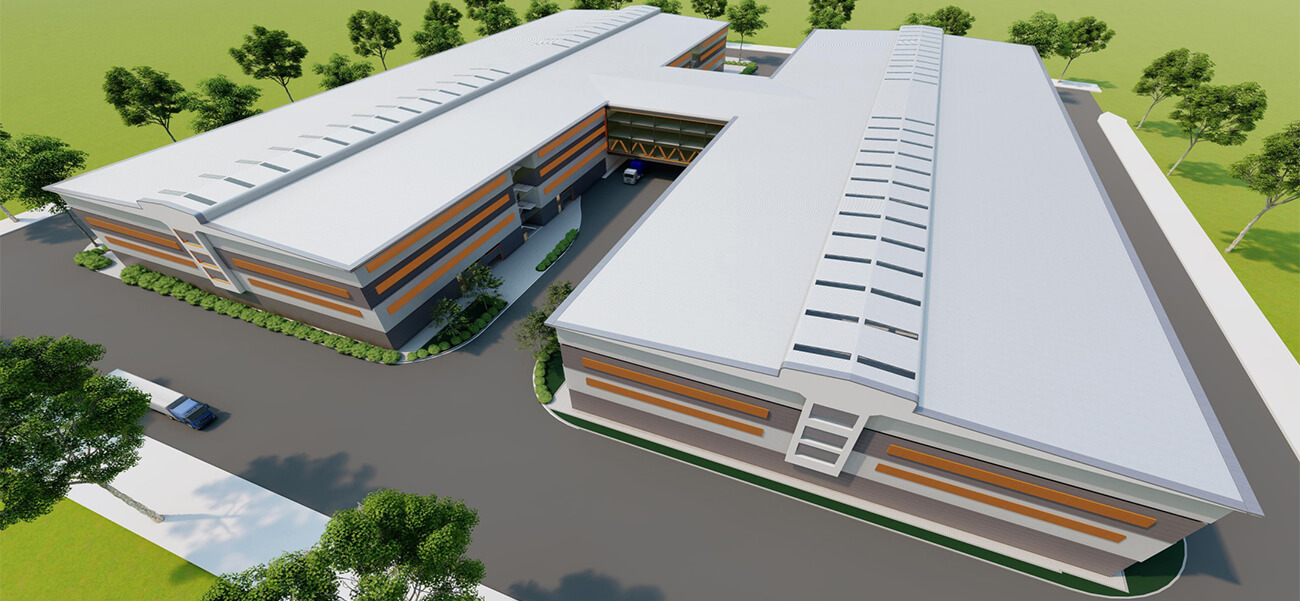 4 Mẫu thiết kế nhà kho nhà xưởng công nghiệp đẹp, chất lượng, tiết kiệm chi phí
