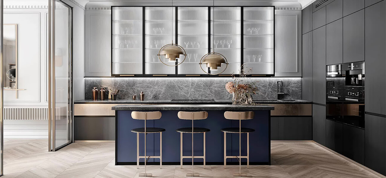 8 ý tưởng thiết kế nội thất nhà bếp đẹp hiện đại cho chung cư