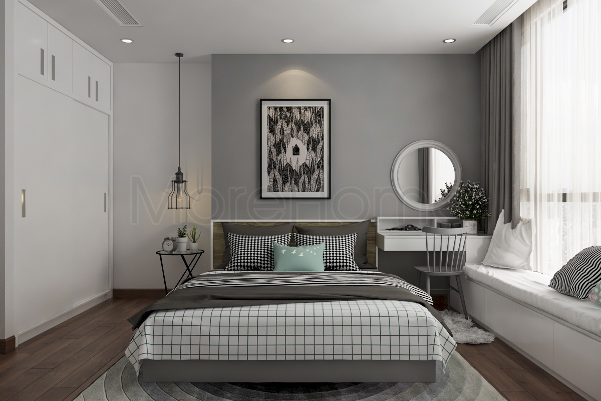 Bố trí nội thất chung cư hai phòng ngủ