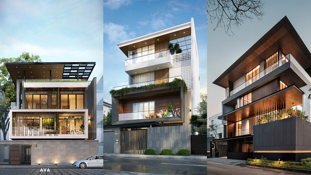Mẫu Biệt Thự Hiện Đại 4 Tầng Đẹp và Tối Ưu Cho Gia Đình 2025