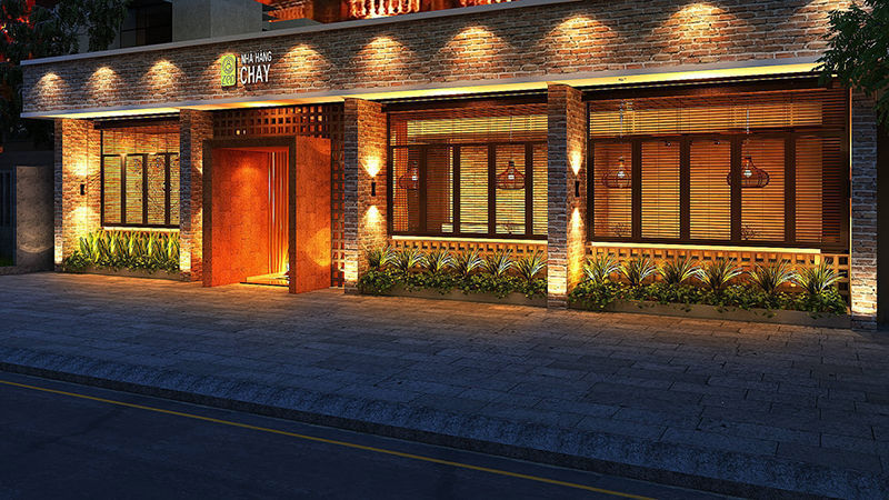 Mẫu Thiết Kế Nhà Hàng Chay Mới Nhất 2025 – Xu Hướng Kinh Doanh Ẩm Thực Xanh