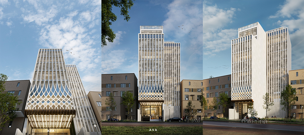 Mẫu Thiết Kế Tòa Nhà Văn Phòng Đẹp, Hiện Đại 2025