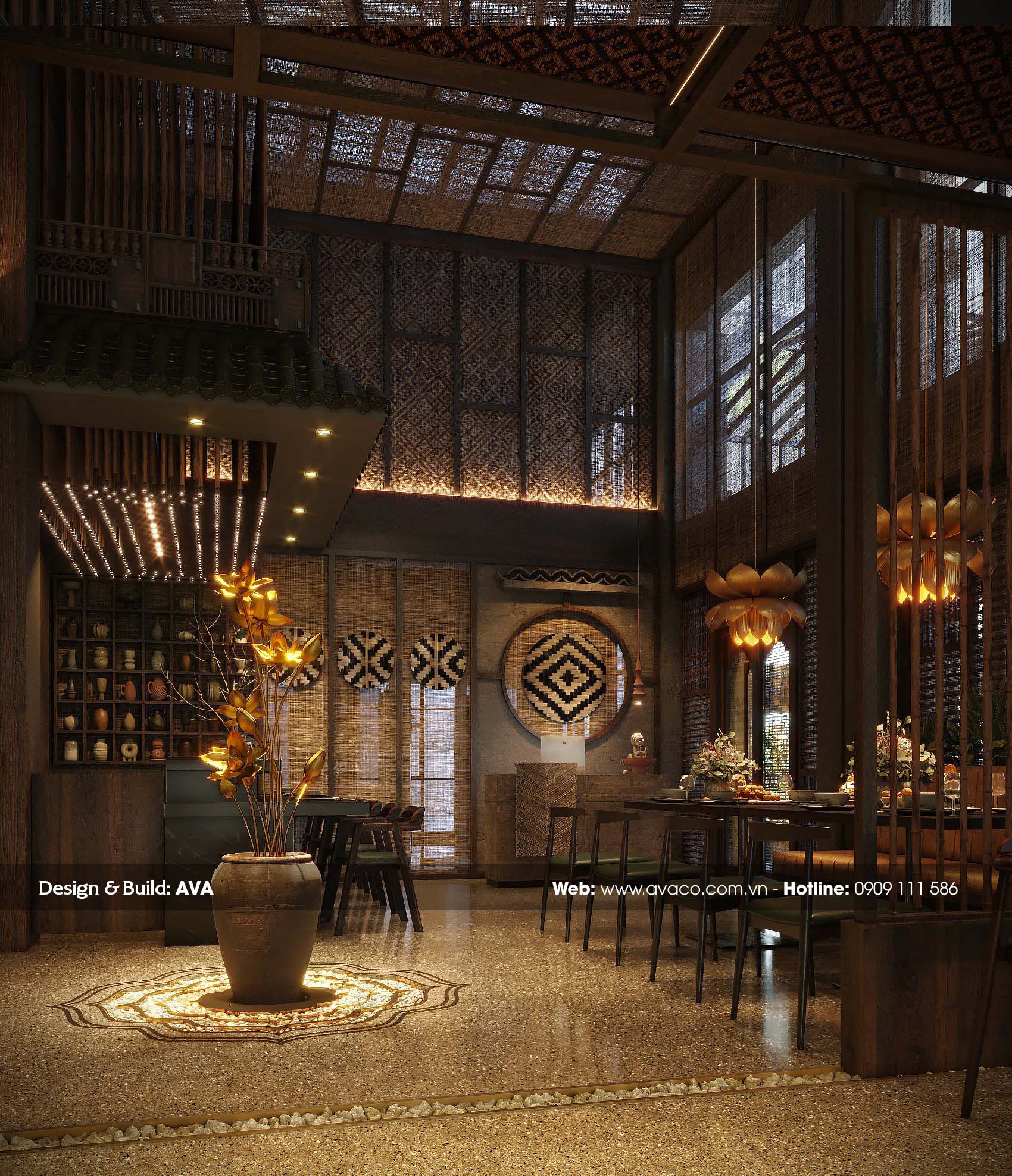 Thiết Kế Nhà Hàng Chay 2026: 8 Phong Cách Đẹp Nhất & Chi Phí Thực Tế