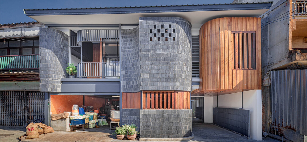 Baan Priggang - Tổ hợp thiết kế kiến trúc nhà ở và sản xuất, giải pháp cho hộ kinh doanh gia đình