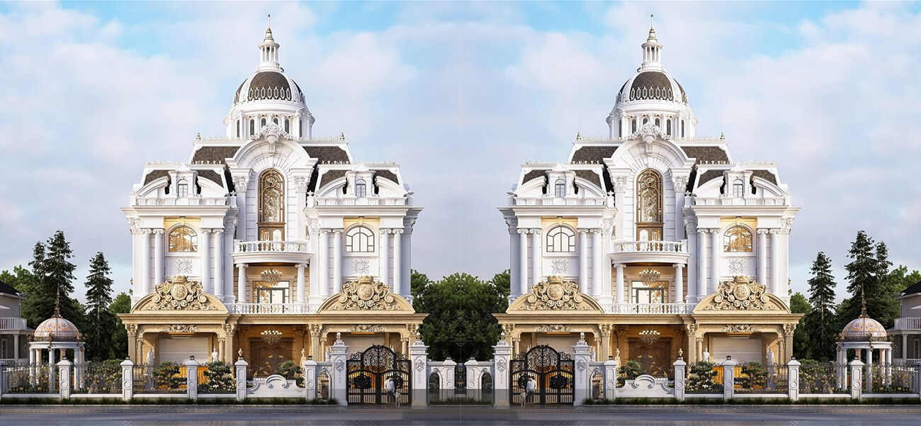 Biệt thự cổ điển lâu đài phong cách châu Âu đẹp và sang trọng tại Yên Bái