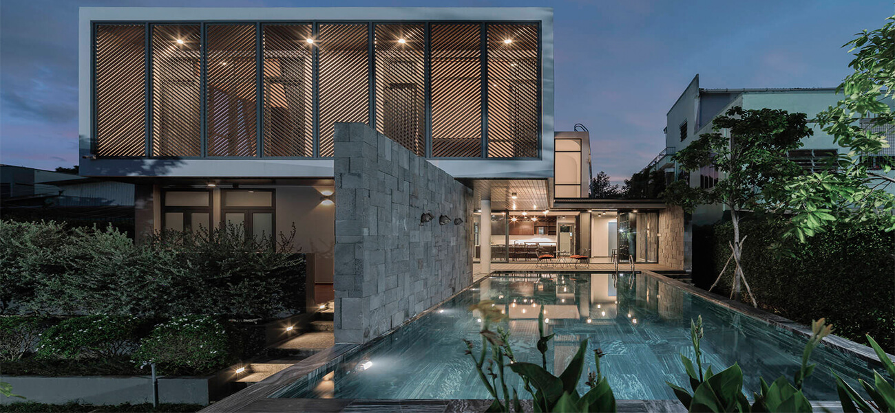 Biệt thự hiện đại 2 tầng nơi chốn bình yên của gia chủ tại Tiền Giang