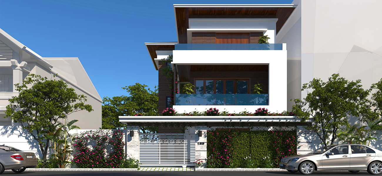 Biệt thự hiện đại 3 tầng 9x15,2 m2 ấn tượng và thu hút người nhìn tại Nghệ An