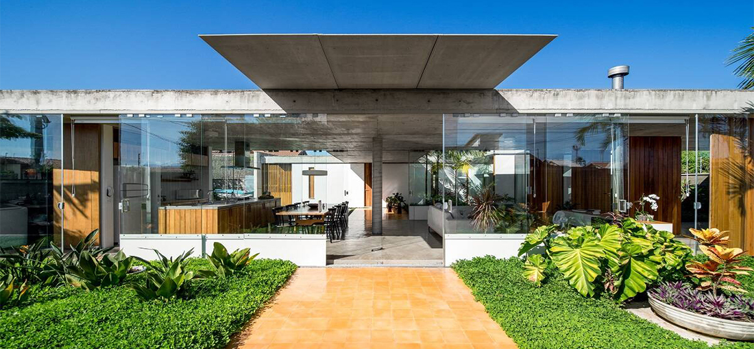 Biệt thự nghỉ dưỡng với thiết kế không gian sinh hoạt chung trong suốt, độc đáo kỳ ảo bất ngờ