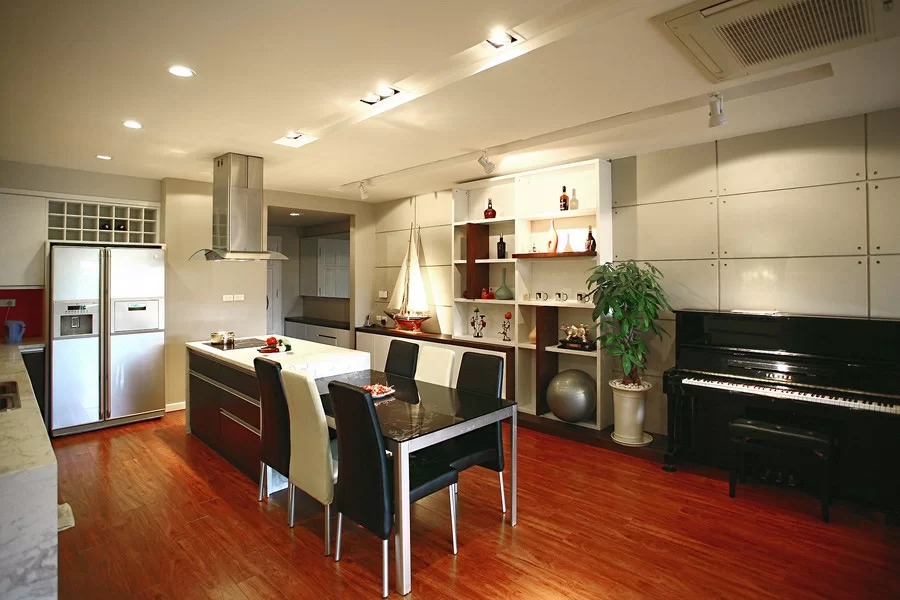 Bố trí căn hộ 130 m2 cho gia đình trẻ