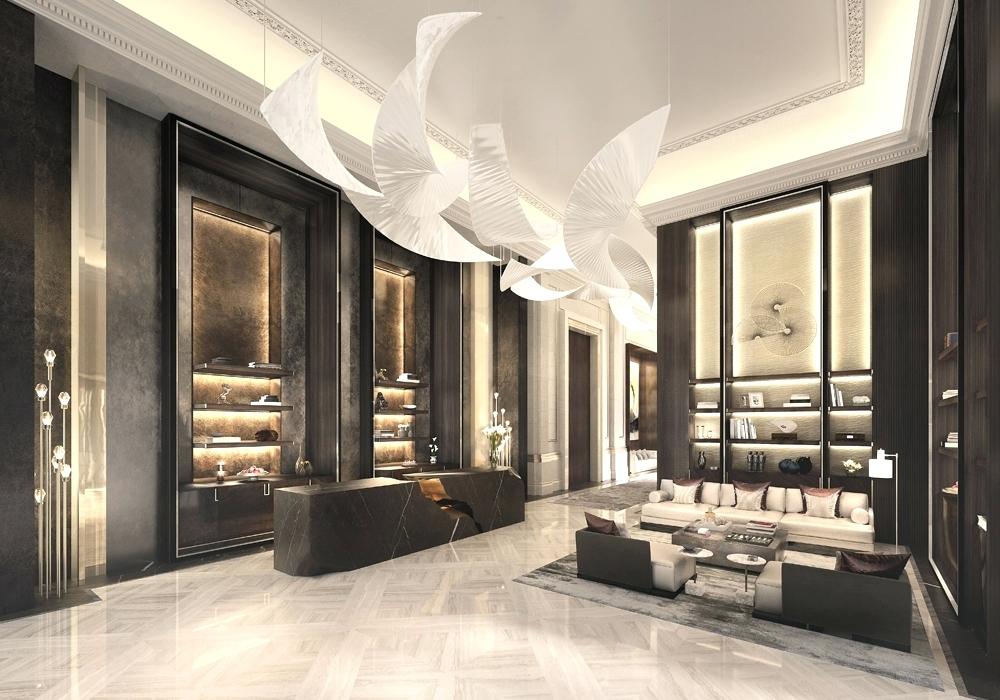 Cách bố trí nội thất không gian sảnh đơn giản