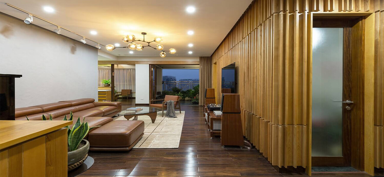 Căn chung cư ngập cây xanh như nhà vườn nghỉ dưỡng trên không