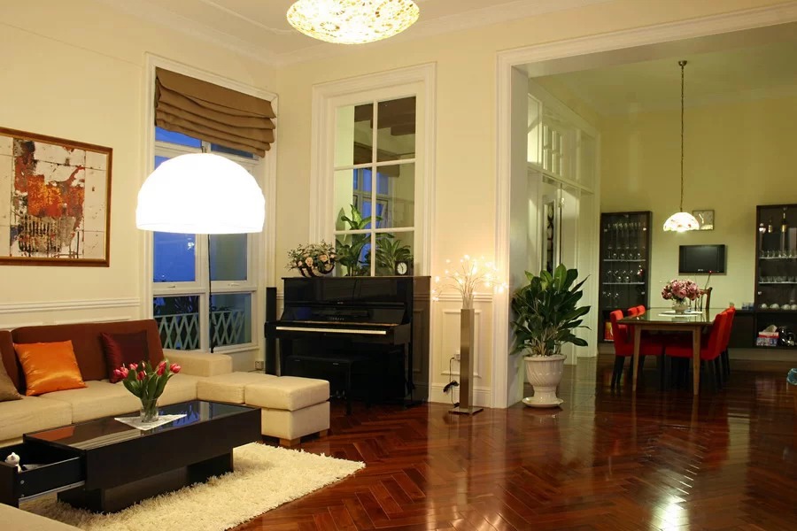 Căn hộ có sân vườn trên nóc chung cư cao tầng