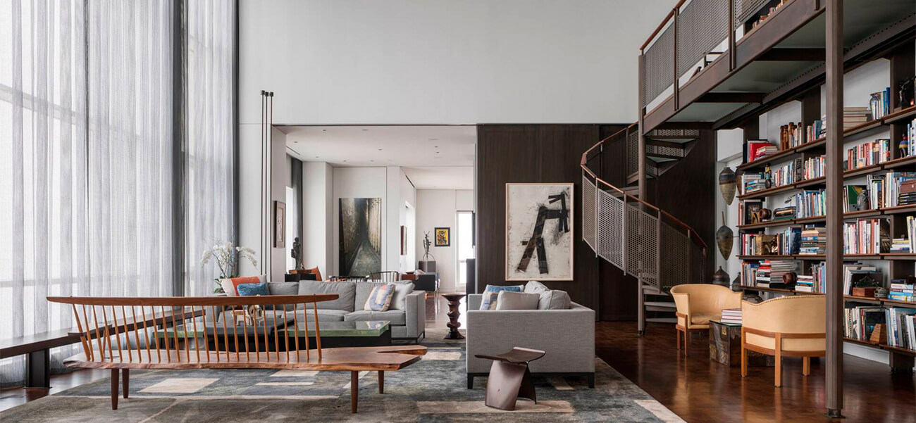 Căn hộ penthouse thiết kế sang chảnh từng milimet của gia chủ có thú vui sưu tầm & giá xây dựng