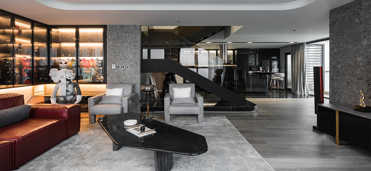 Căn hộ thiết kế để thỏa mãn đam mê sưu tập đồ chơi & giá xây nhà trọn gói