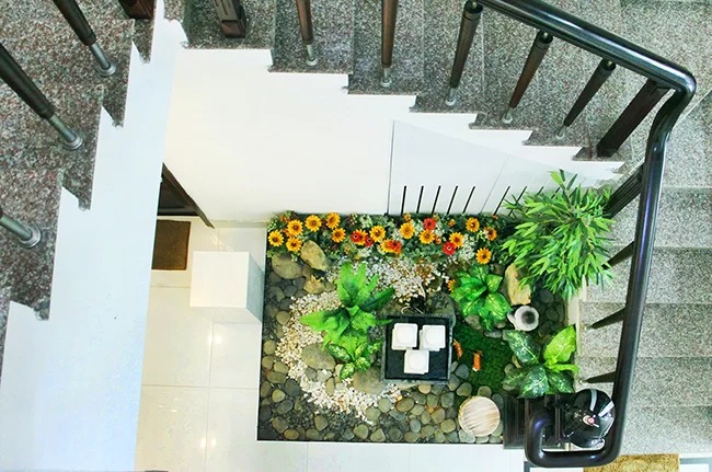 Diện mạo sau cải tạo của ngôi nhà có nhiều góc chết