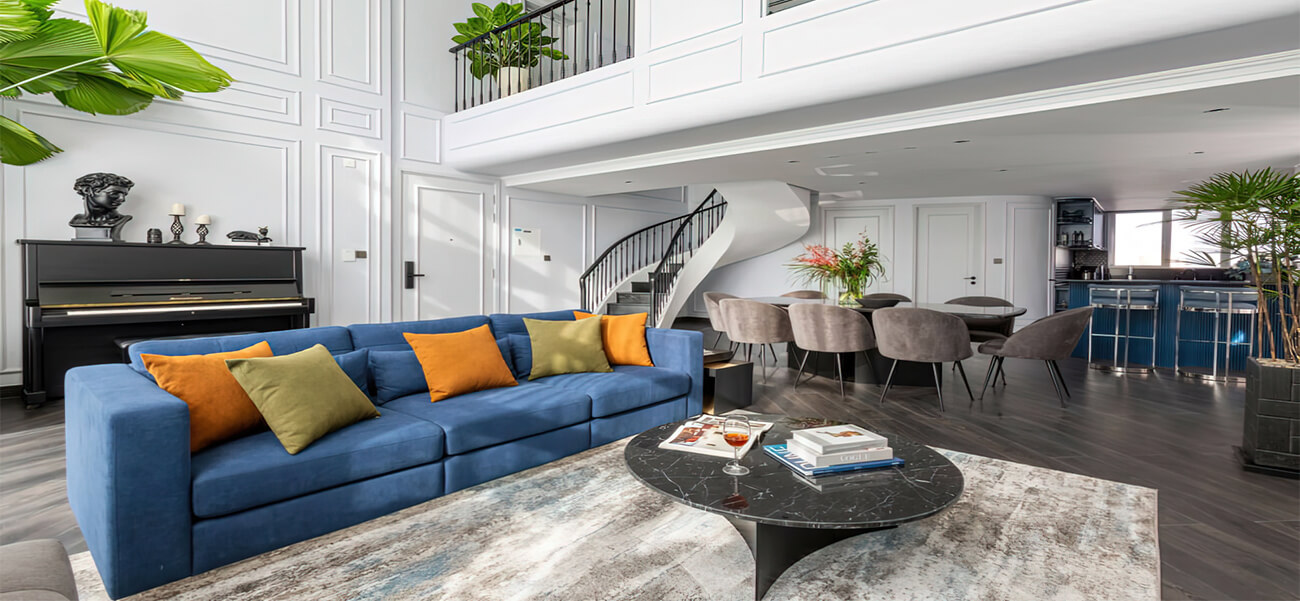 Đổi thay để tìm kiếm chất riêng cho căn hộ duplex 220m2 & báo giá xây nhà