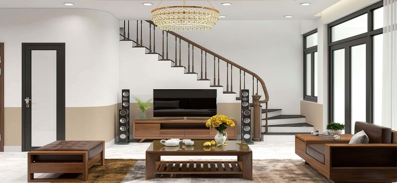 Khám phá những mẫu nội thất phòng khách nhà ống đẹp và thách thức mọi diện tích