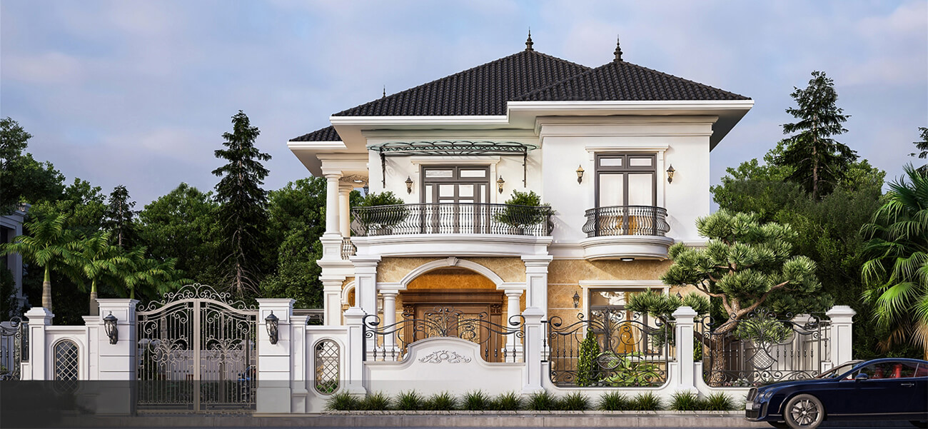 Mẫu biệt thự sân vườn đẹp 2 tầng nhiều người mơ tại Đà Nẵng