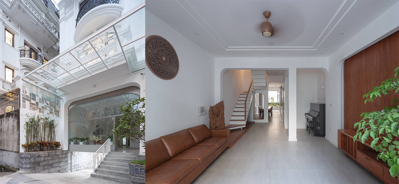 Mẫu nhà phố đẹp tưởng nhỏ hẹp mà siêu rộng, có cả vườn trên cao nhờ sở hữu không gian liên hoàn