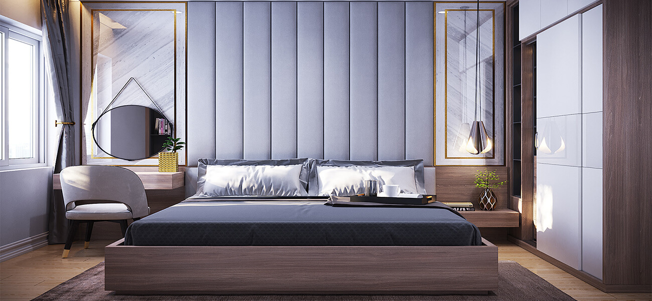 Mẫu phòng ngủ đẹp đơn giản và tinh tế theo phong cách hiện đại