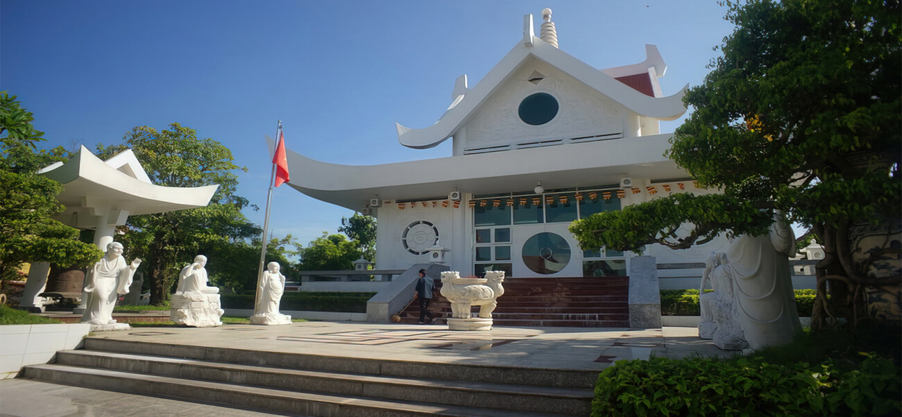 Mẫu thiết kế đình chùa đẹp Vĩnh Phước tự: Chùa trắng có kiến trúc độc lạ hiếm thấy ở Quảng Bình