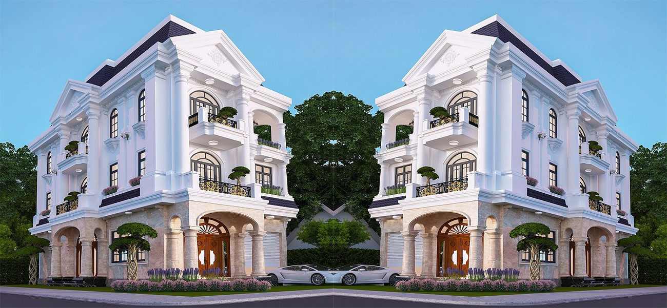 Mẫu nhà tân cổ điển 3 tầng với 9x17m2 đẹp hút hồn tại TP. Hồ Chí Minh