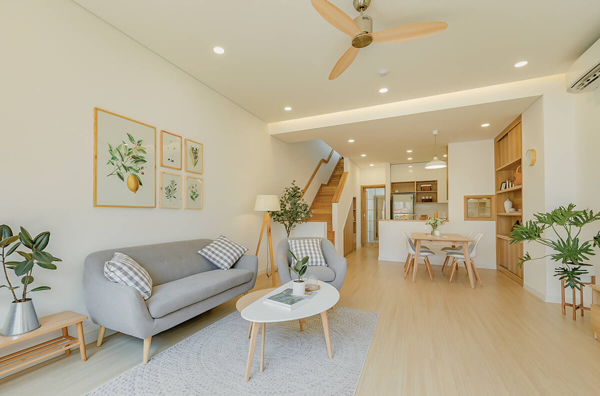 Ngôi nhà 3 tầng được thiết kế kiểu Nhật giản dị nhưng vẫn tiện nghi & đơn giá xây dựng phần thô