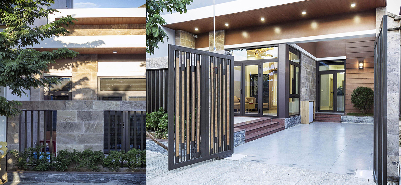 Ngôi nhà phố 1 tầng đẹp như resort với giếng trời, bể cá Koi có đơn giá xây dựng 850 triệu