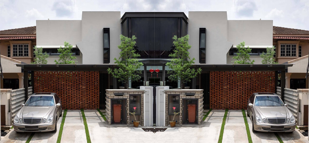 Ngôi nhà phố 2 tầng hướng nội của gia đình 5 người và đơn giá thiết kế nhà phố