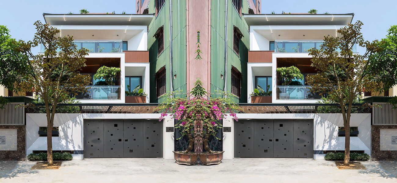 Nhà phố 110m2 thông thoáng, xử lý tốt mặt tiền hướng Tây