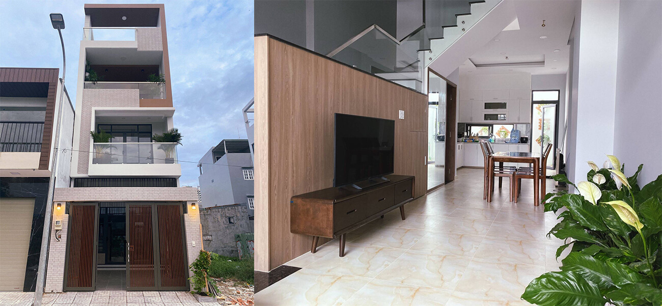 Nhà phố đẹp 4 tầng của vợ chồng trẻ, thiết kế ngược với số đông & công ty thiết kế nhà