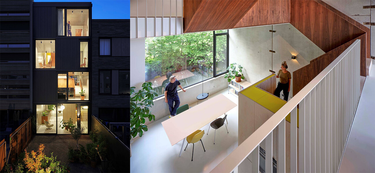 Nhà phố đẹp hình zigzag độc đáo mà giá thành chỉ bằng một nửa những công trình có cùng diện tích