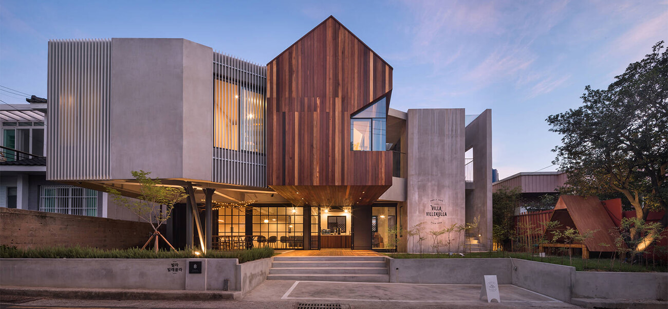 Thi công xây dựng nhà ở kết hợp quán cafe to đẹp như villa nghỉ dưỡng 229m2