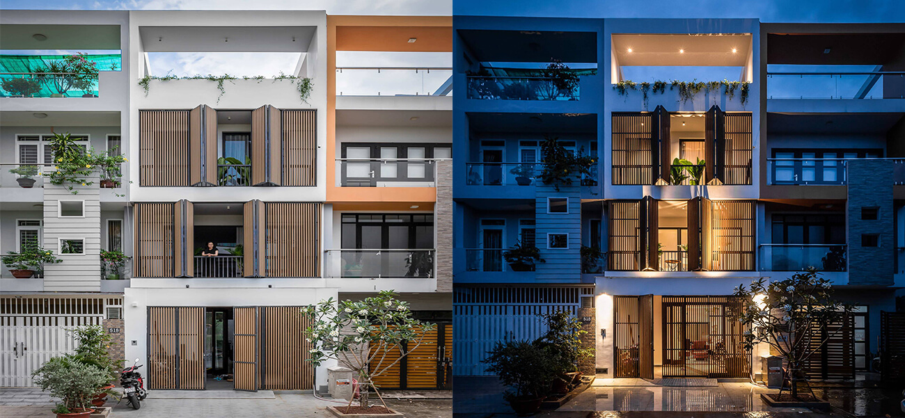 Thi công xây dựng nhà phố với không gian bên trong vẫn siêu thoáng nhờ thiết kế mở xuất sắc