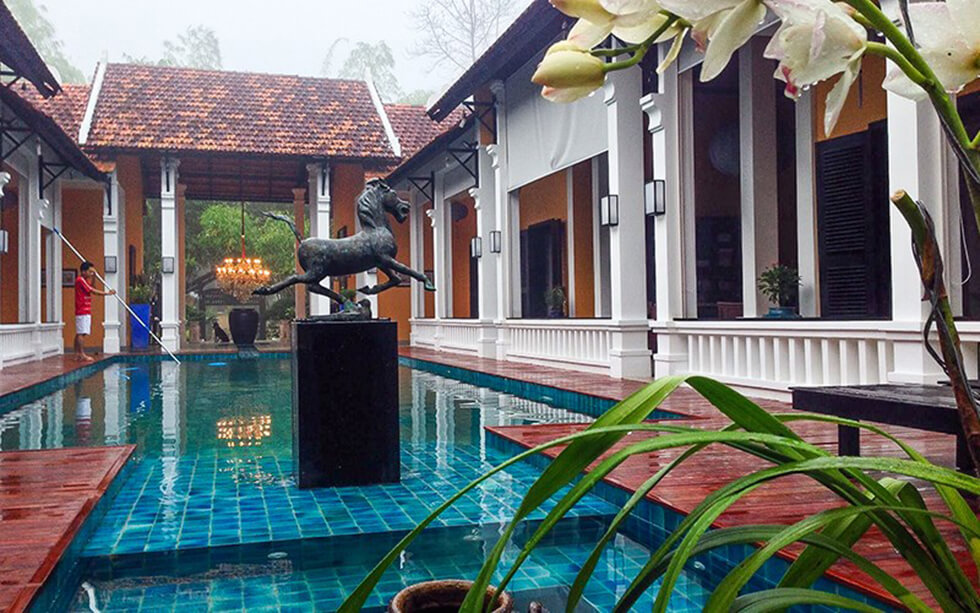 Thiết kế kiến trúc ngôi nhà như một resort thu nhỏ ở vùng ngoại ô Hà Nội