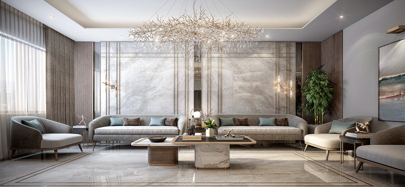 Thiết kế nội thất nhà tân cổ điển: Mang vẻ đẹp vượt thời gian