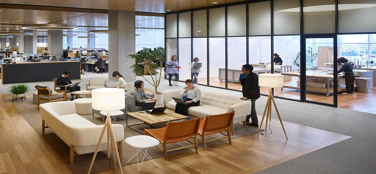 Thiết kế nội thất văn phòng đẹp theo phong cách Nhật Bản