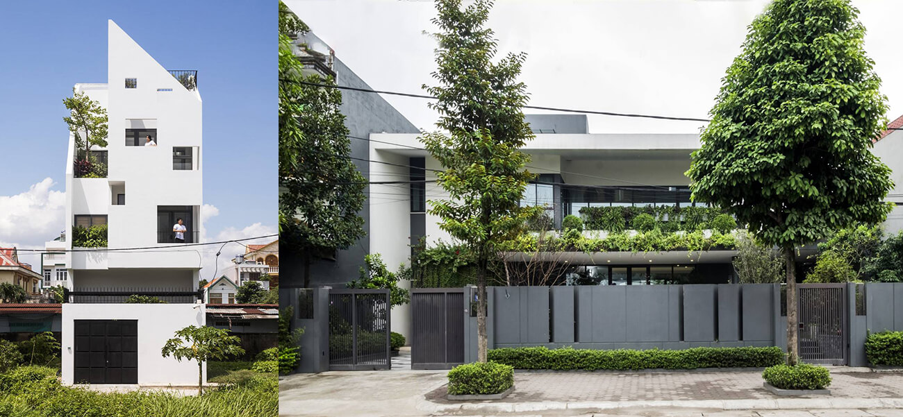 Tổng hợp những mẫu nhà đẹp có giải pháp xử lý nắng gắt hướng Tây hiệu quả