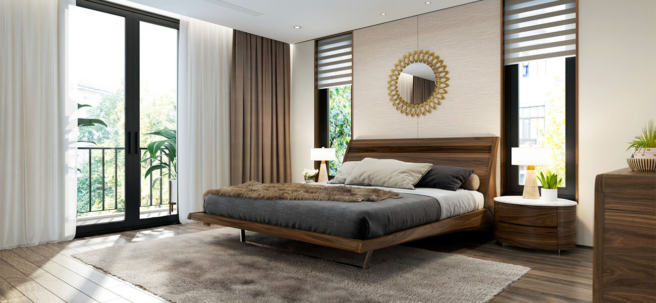 Tuyệt chiêu giúp bố trí nội thất cho mẫu phòng ngủ đẹp thêm ấm áp