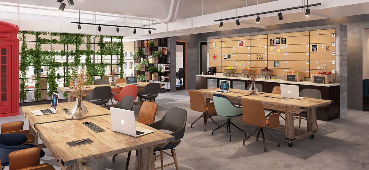 Ý tưởng thiết kế nội thất văn phòng hiện đại và năng động