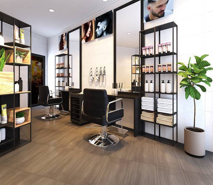 Thiết kế nội thất Salon tóc HAIR SALON (Tân Bình)