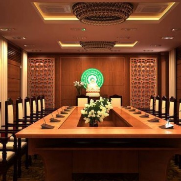 Thiết kế nội thất phòng họp Quốc Tế chùa Việt Nam Quốc Tự (Quận 10)