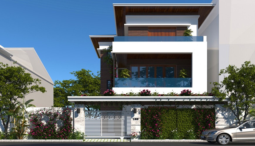 Biệt thự hiện đại 3 tầng 9x15,2 m2 ấn tượng và thu hút người nhìn tại Nghệ An
