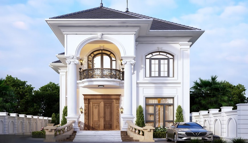 Biệt thự tân cổ điển 2 tầng phong cách quen mà lạ tại TP. Vinh
