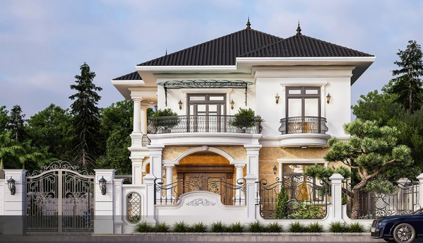 Mẫu biệt thự sân vườn đẹp 2 tầng nhiều người mơ tại Đà Nẵng