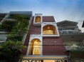 Ngôi nhà phố thông gió cho thời tiết nóng bức của TP. Hồ Chí Minh & giá xây nhà phần thô