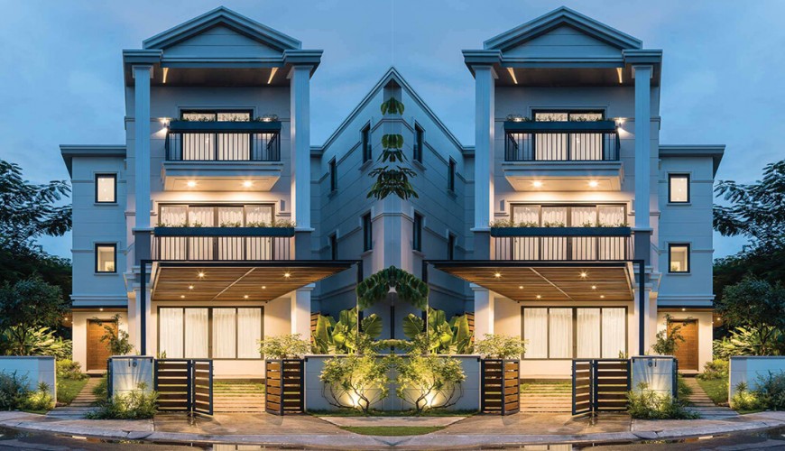 Nhà phố 3 tầng cải tạo theo lối kiến trúc mới, gần gũi với thiên nhiên