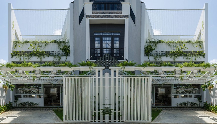 Xây dựng nhà phố đẹp nhờ đánh bay nhược điểm thiếu sáng và kém thông thoáng